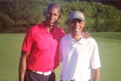 Alen sa Obamom zaigrao golf (foto)
