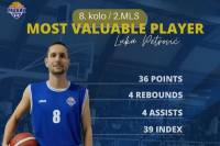 DMLS: Petrović je MVP osmog kola, Radnik slavio pobedu u vatrenoj atmosferi (video)